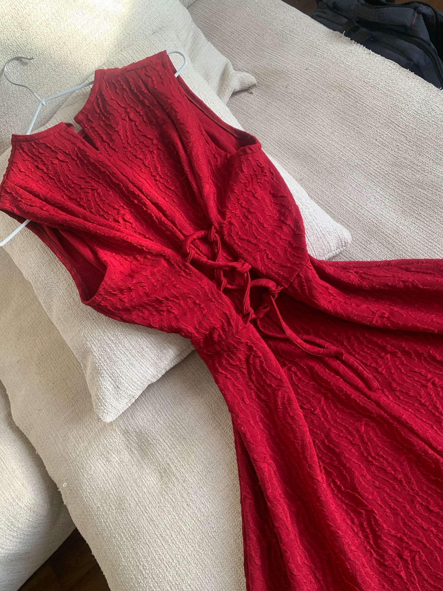 0Velvet wrap dress