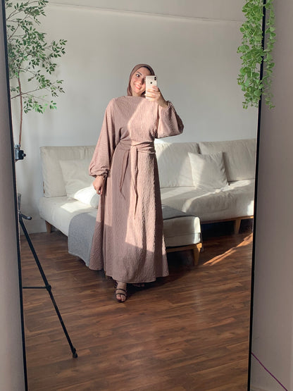 Blush wrap dress